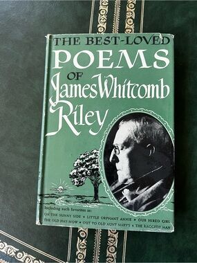 Vintage Book The Best-Loved Poems of James Whitcomb Riley 1930s